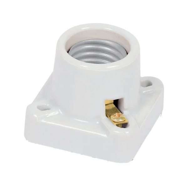 BOQUILLA DE LOZA CUADRADA E-27