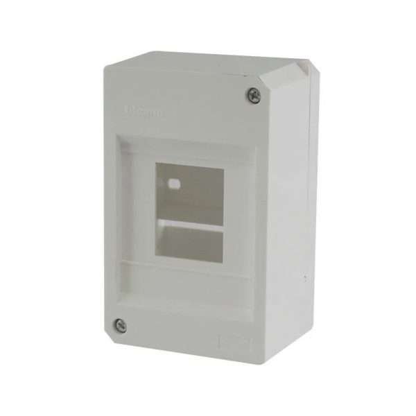 CAJA PLASTICA BTICINO 4 MODULO RIEL DIN E115/4D