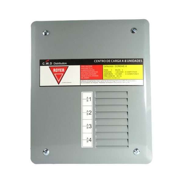 CAJA TERMICA CWD 4 - 8 ESPACIOS 120/240V