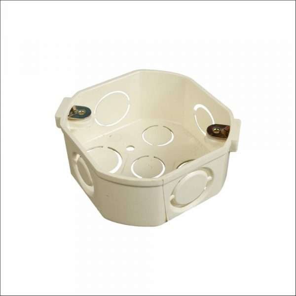 CAJETIN PLASTICO OCTOGONAL CON OREJA DE ALUMINIO