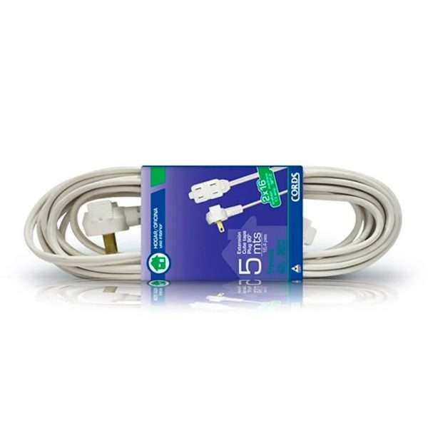 EXTENSION INCABLE REFOR 5M 2X16 BLANCA