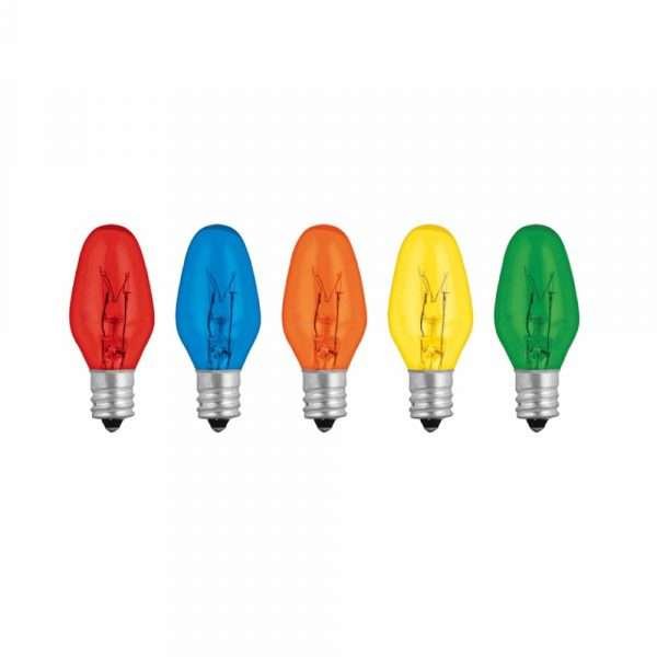 FOCO CANDELABRO VARIOS COLORES E-12 120V