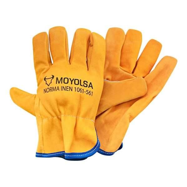 GUANTE DE NAPA TIPO OPERADOR AMARILLO