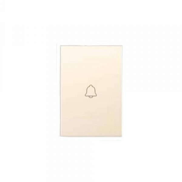 INTERRUPTOR PULSADOR TIMBRE 10A 125/250V CHAMPAGNE