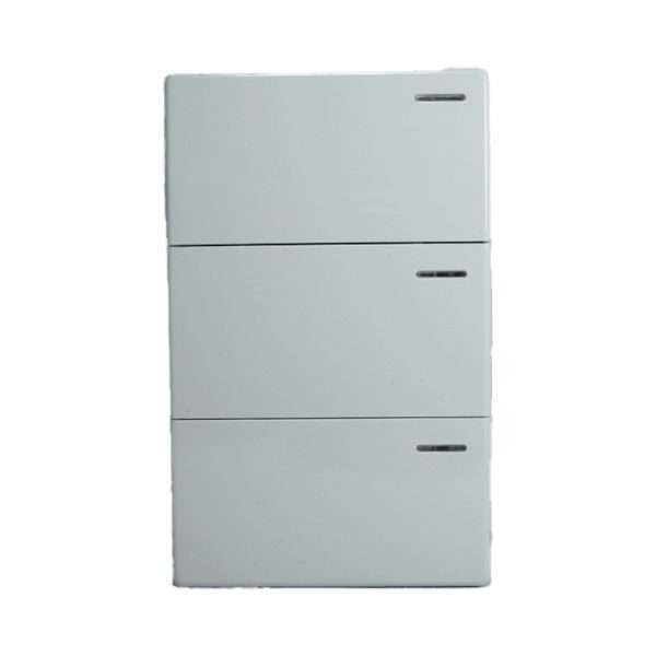 INTERRUPTOR TRIPLE L/P 10A 125/250V BLANCO OPTIMUS