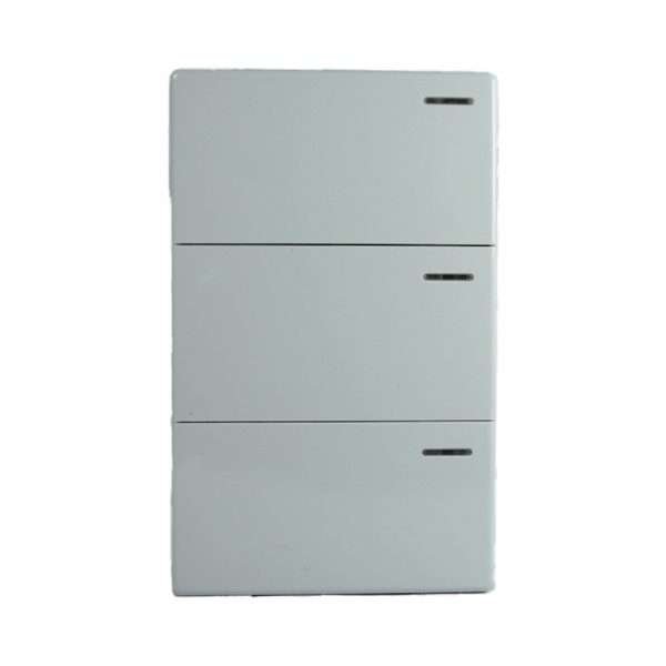 INTERRUPTOR TRIPLE L/P 10A 125/250V BLANCO OPTIMUS