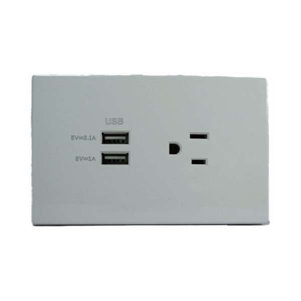 JACK 2XUSB (2.1A+1A) +TOMACO 15A BLANCO OPTIMUS