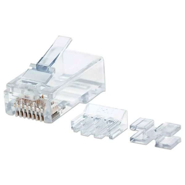 PLUG RJ45 CATEGORIA6 50 MICRAS