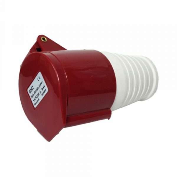 TOMA AEREA INDUSTRIAL ROJA IP 44 CNC 32A 3P+T 380V