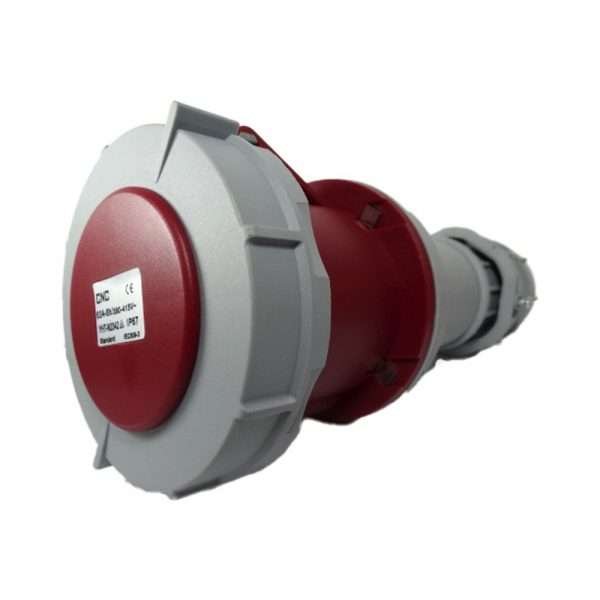 TOMA AEREO ROJO IP67 CNC 63A 3P+T 415V