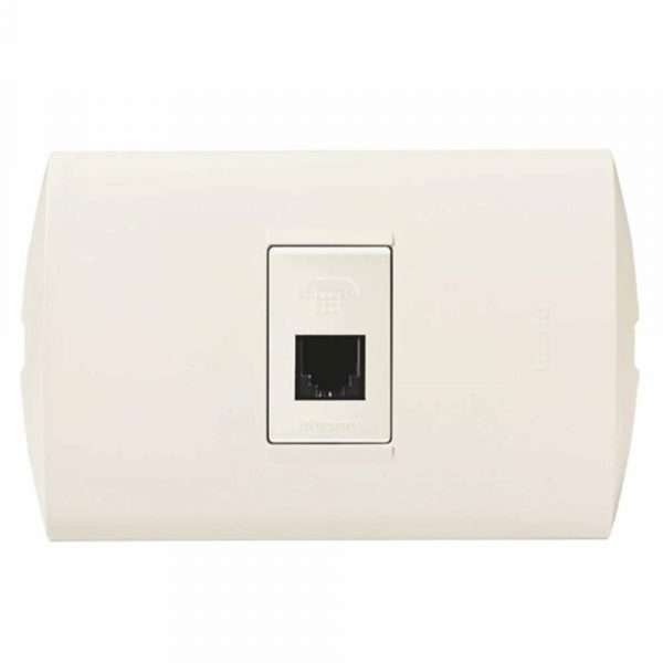 TOMA SIMPLE TELEFONICA MARFIL AE2082EM BTICINO